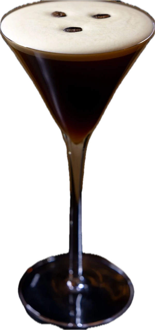 A martini glass